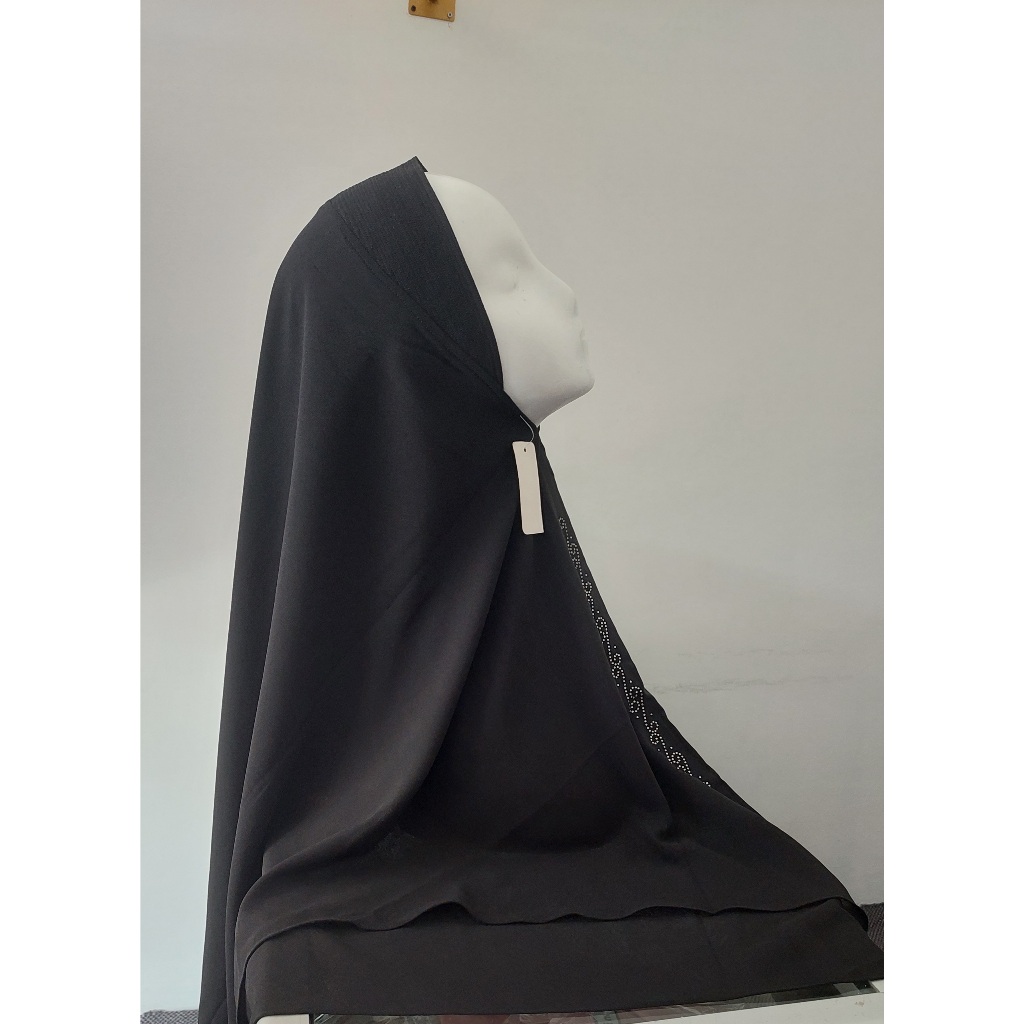 Hijab  Bergo Wanita 2 Layer Bahan Ceruti