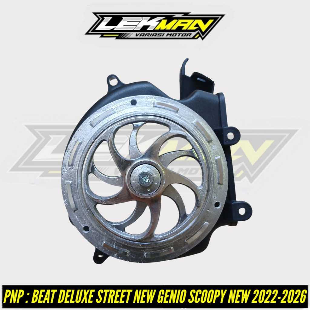 Tutup Kipas Scoopy Stylish 2022-2026 Set Spinner Sabit CNC Pnp Scoopy Prestyge Type Keyless