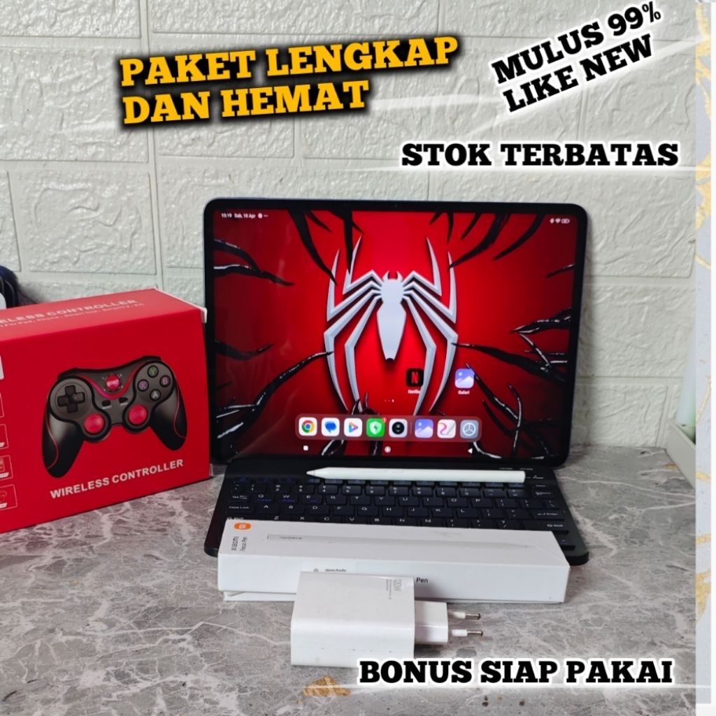 Mi Pad 6S Pro Tablet Gaming 12 Inch Snapdragon Kencang Bonus Pen Ori Keyboard Joystick Second Mulus 