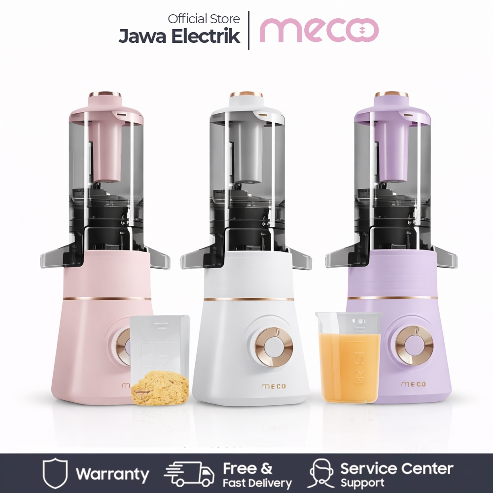 Mecoo Slow Juicer Aesthetic Juicer Buah Sehat Low Watt