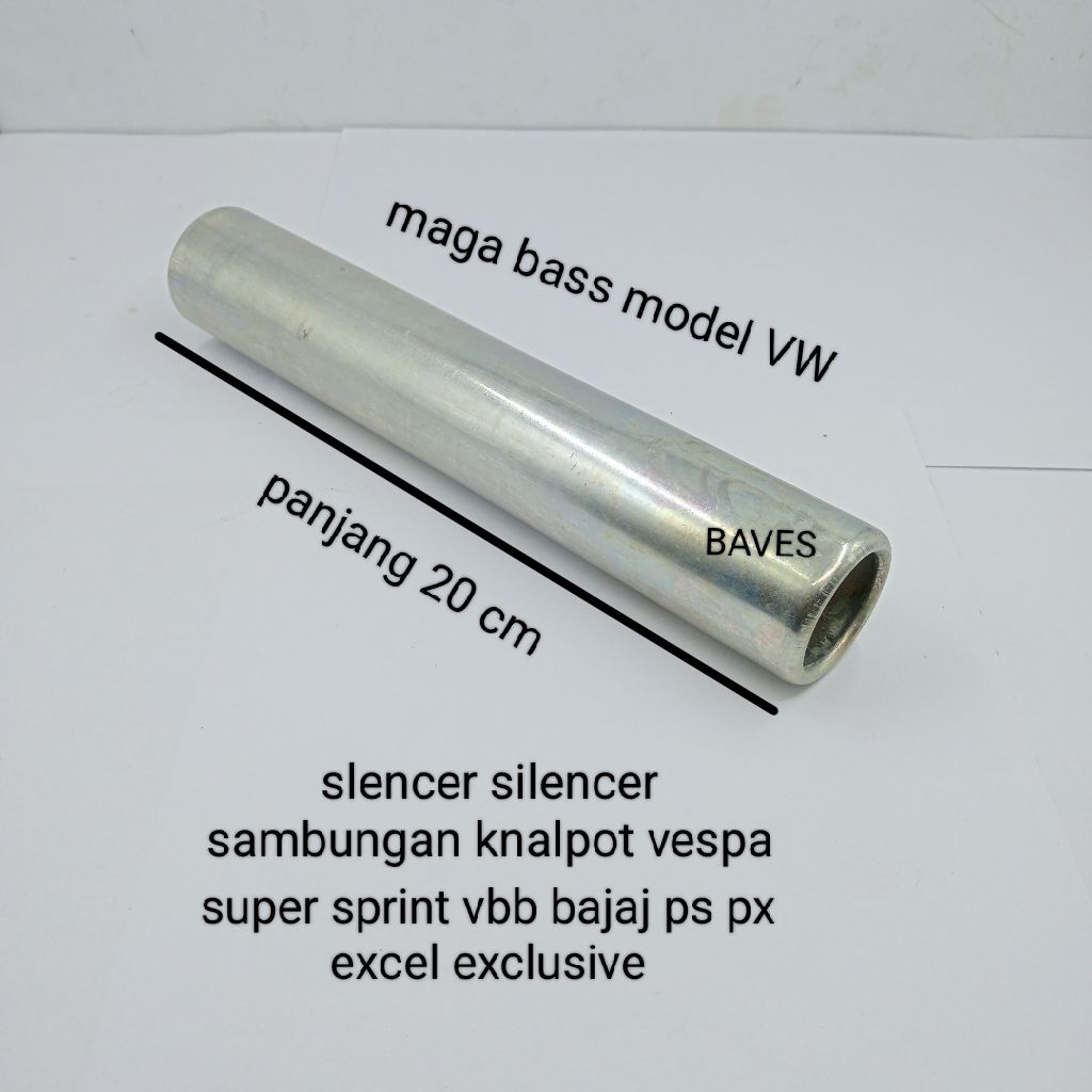 slencer selence silencer sambungan knalpot vespa super sprint vbb bajaj ps px excel exclusive
