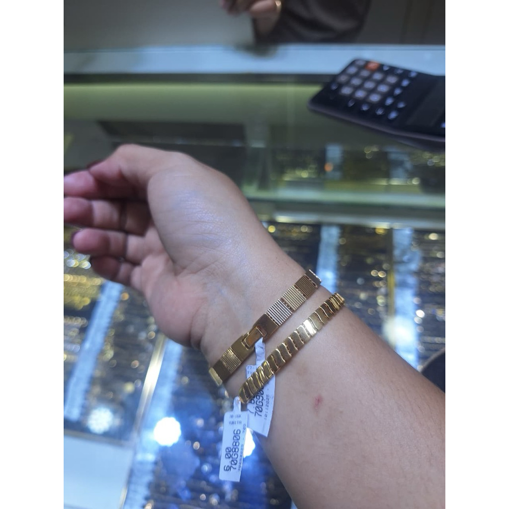 Emas Asli gelang dewasa