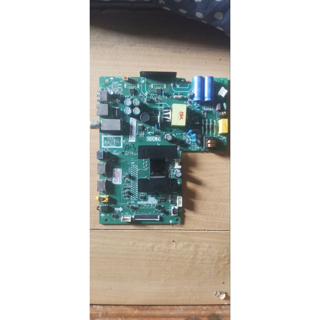 MAIN BOARD/MB mesin TV TCL 32A3/L32S6800 ANDROID TV  Soket besar