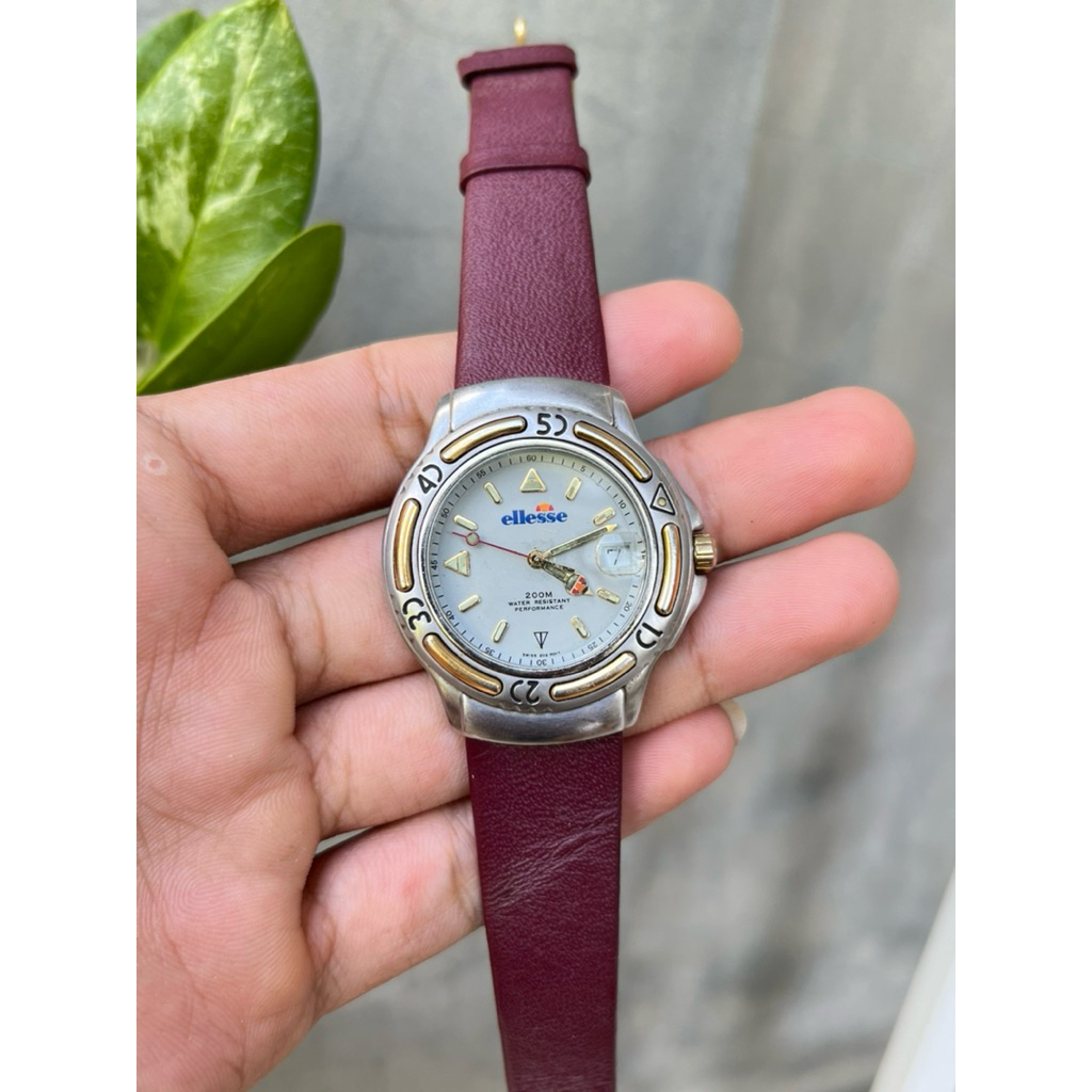 Vintage ELLESSE Watch Analog, jam ellesse vintage