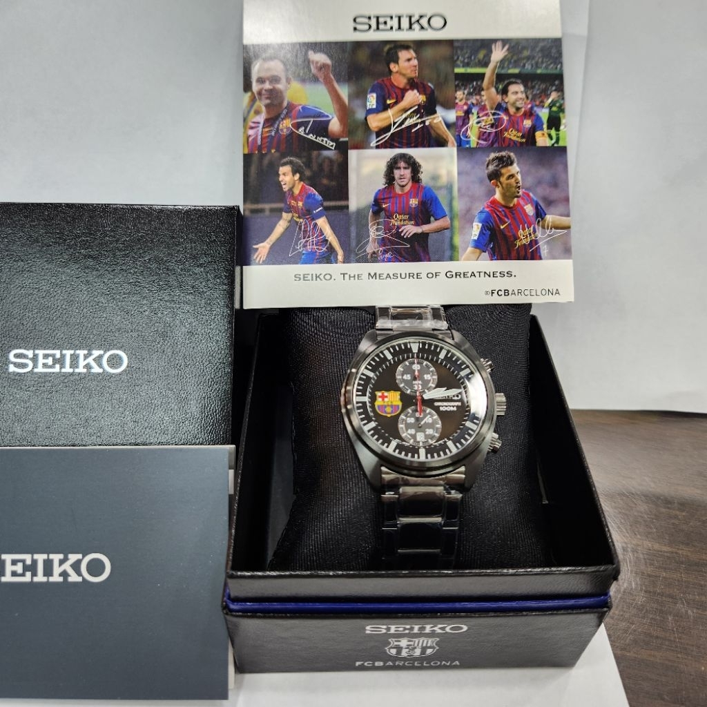 Seiko SNN267P1 SNN267 FC Barcelona Barca Edition Original Garansi Resmi