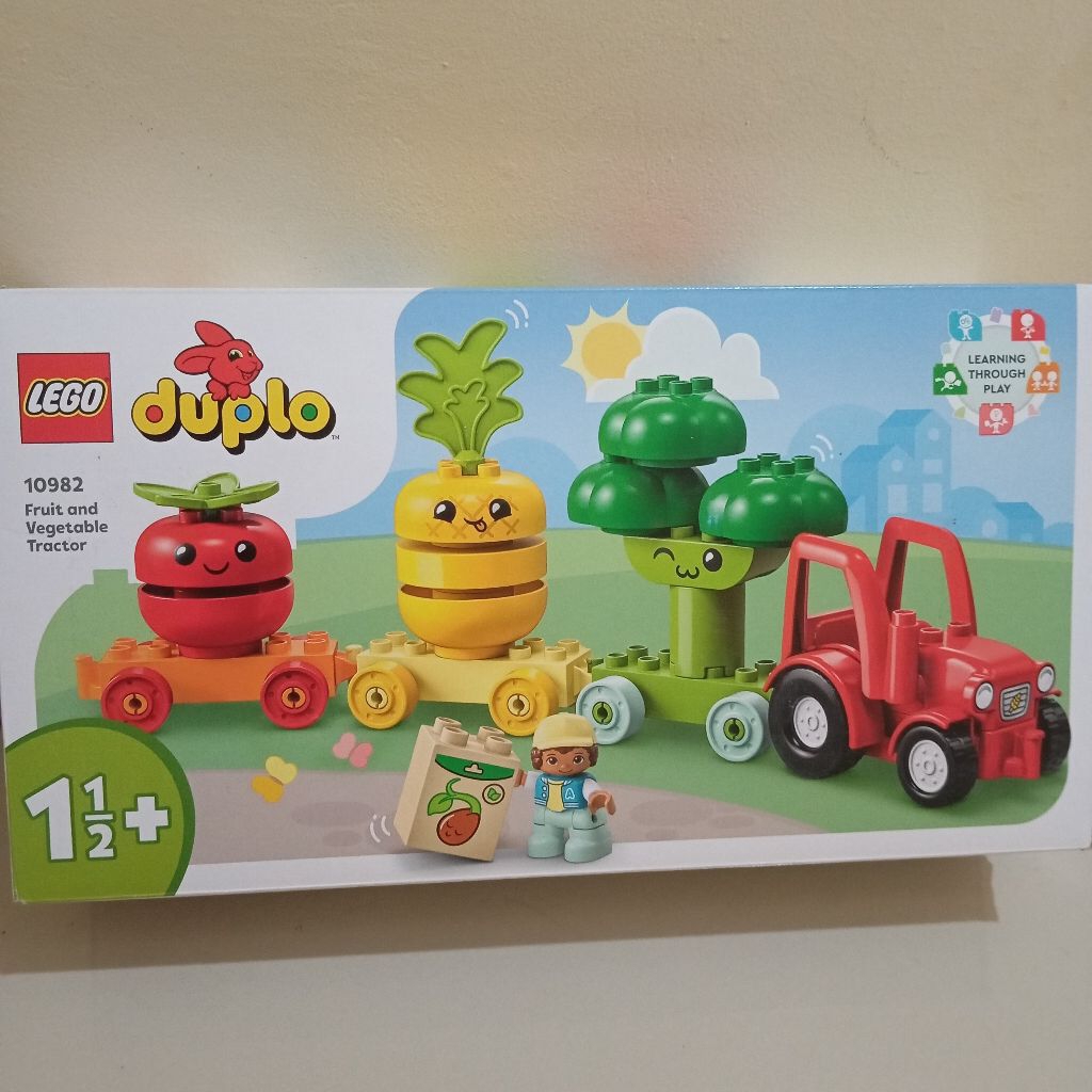 Lego Duplo 10982 Fruit and Vegetable Tractor 1,5 Year Bricks Baby Buah dan Sayuran Traktor Balok Mai