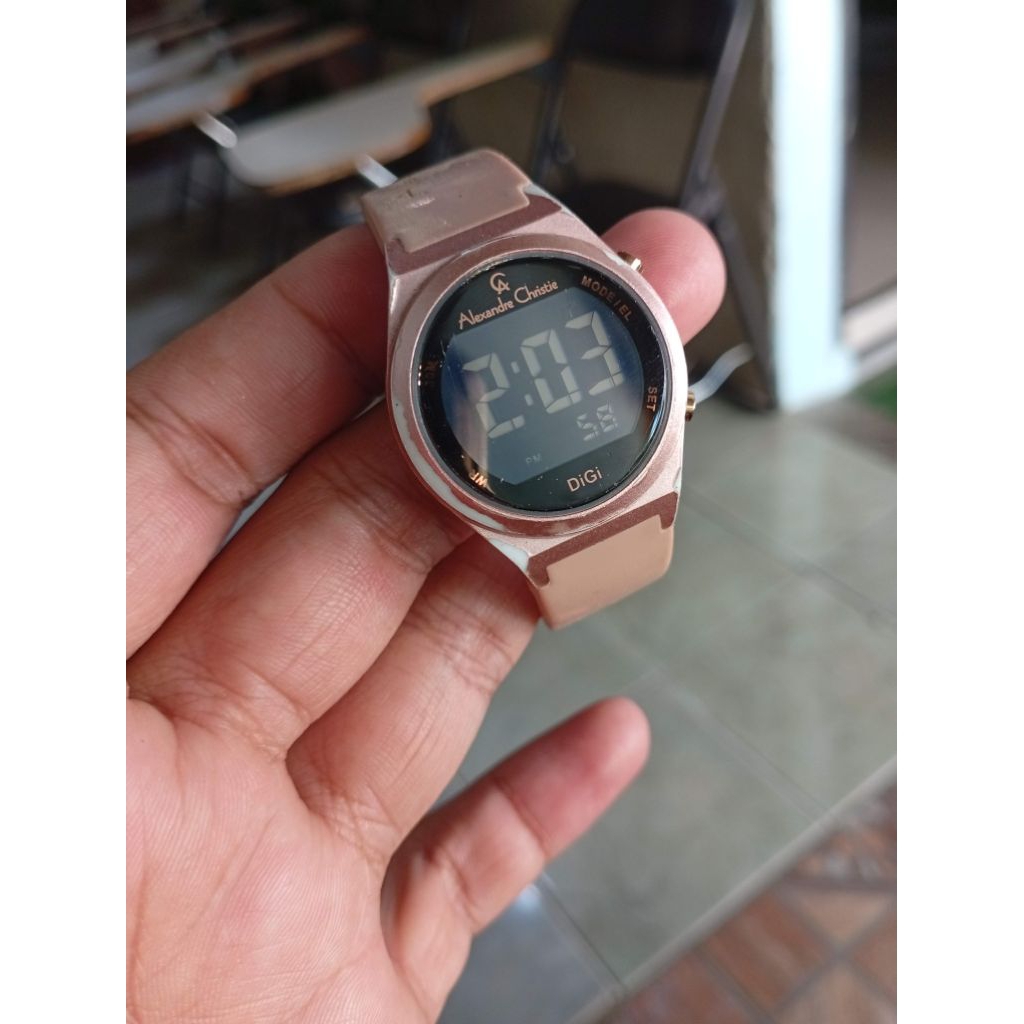 jam tangan Alexandre Christie second original