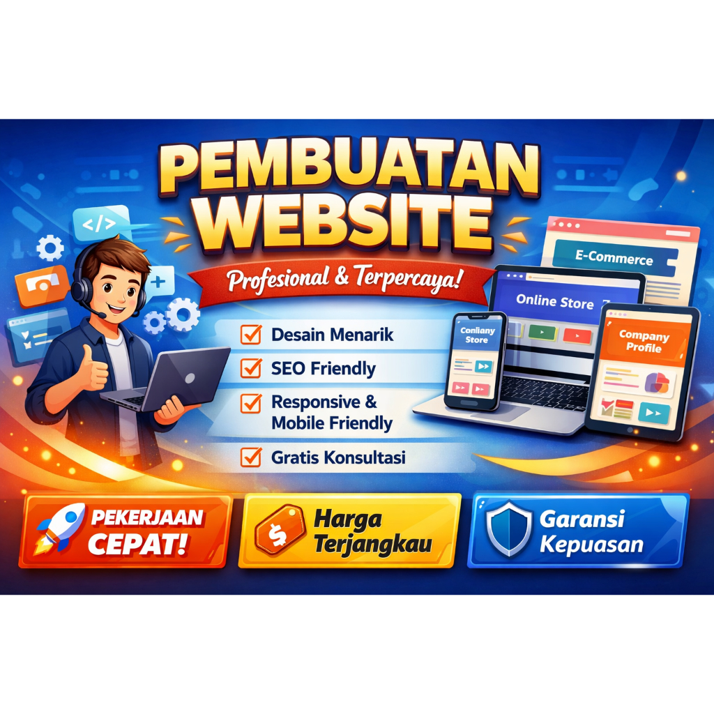 Jasa Pembuatan Website Profesional | WordPress, Custom, SEO Friendly