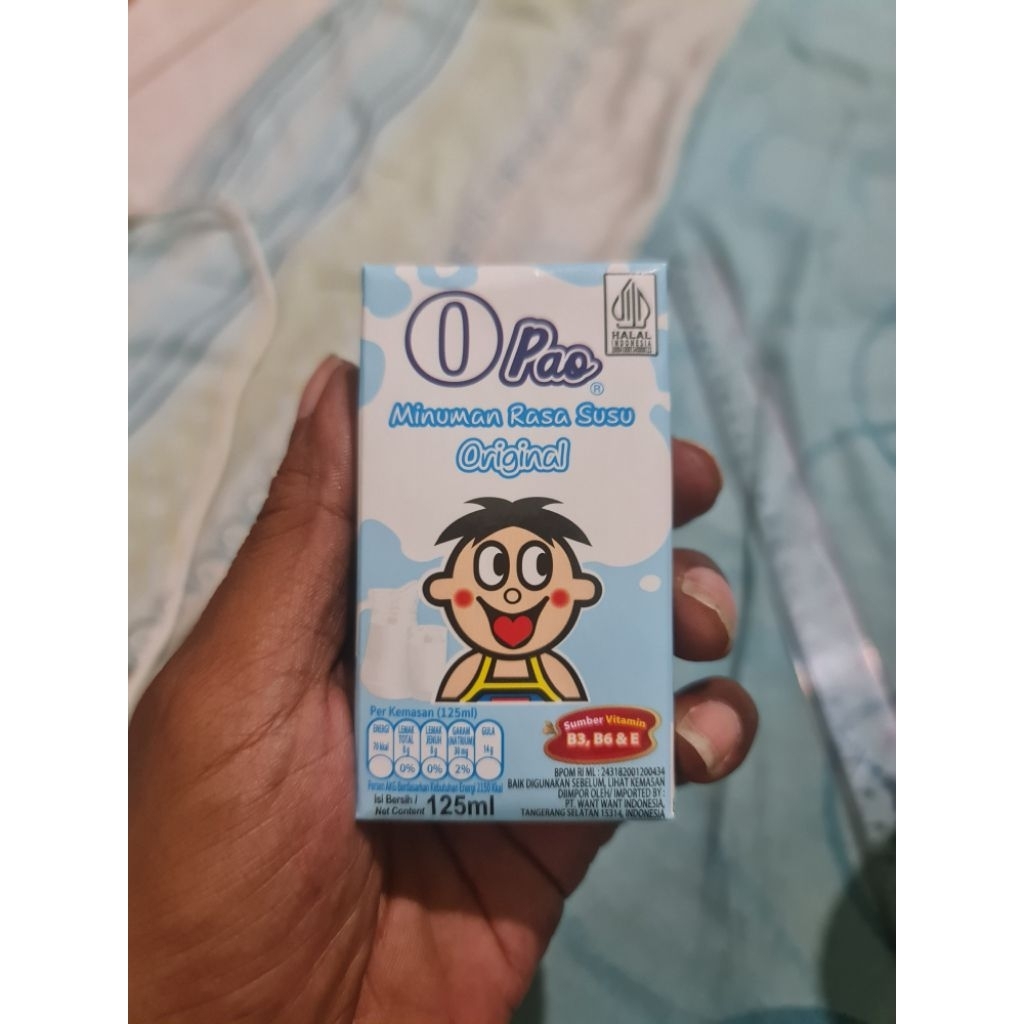 SUSU O PAO 125ml - PAS UNTUK PROGRAM MBG