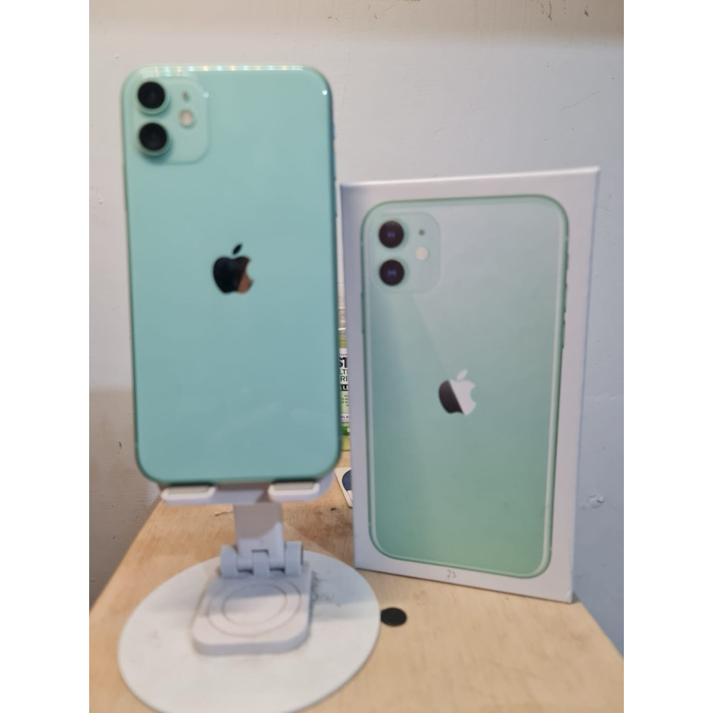 Iphone 11 ibox 64GB fullset BH 73% orian