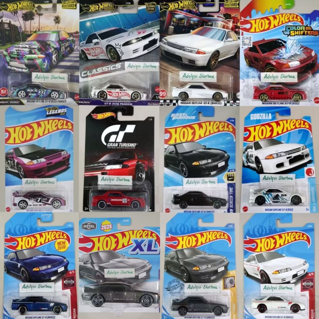 hotwheels hot wheels nissan skyline GT-R GTR (BNR32) BNR 32 R32 R 32 pandem modern classics gran tur