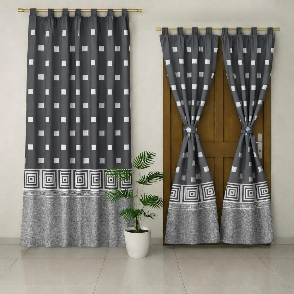 Gorden Pintu Karakter Murah Hordeng Pintu Tali Motif Shaby Gorden Pintu Tali Karakter