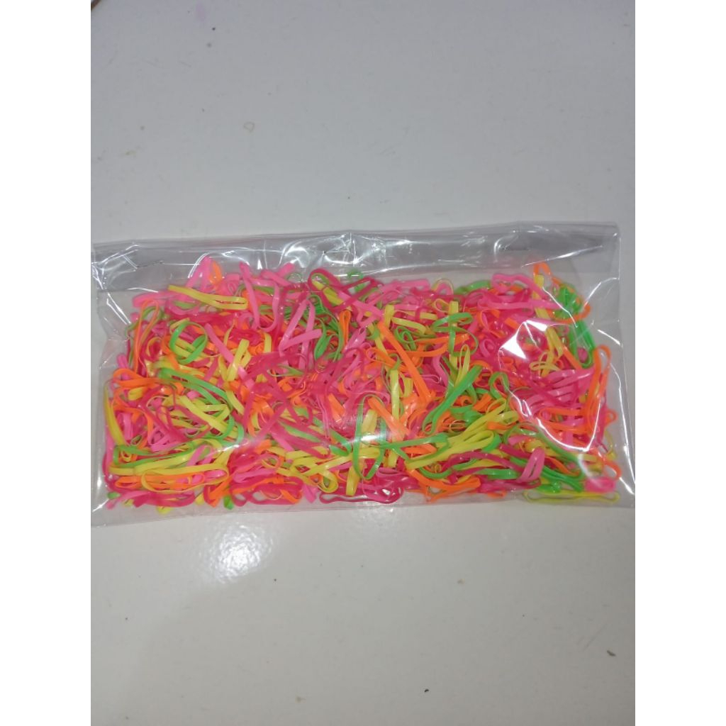 Karet rambut anak warna warni/karet jepang warna warni