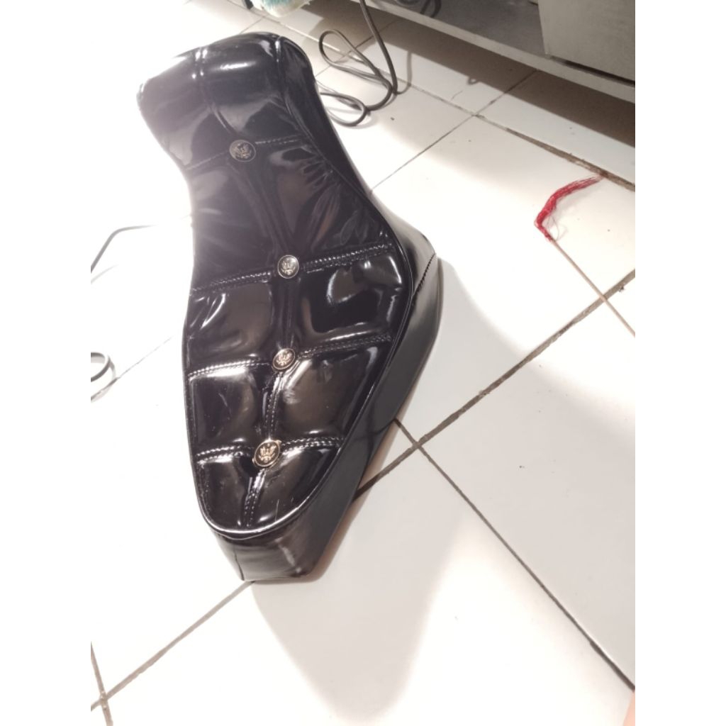 jok chopper king&queen singgel seat jok custom