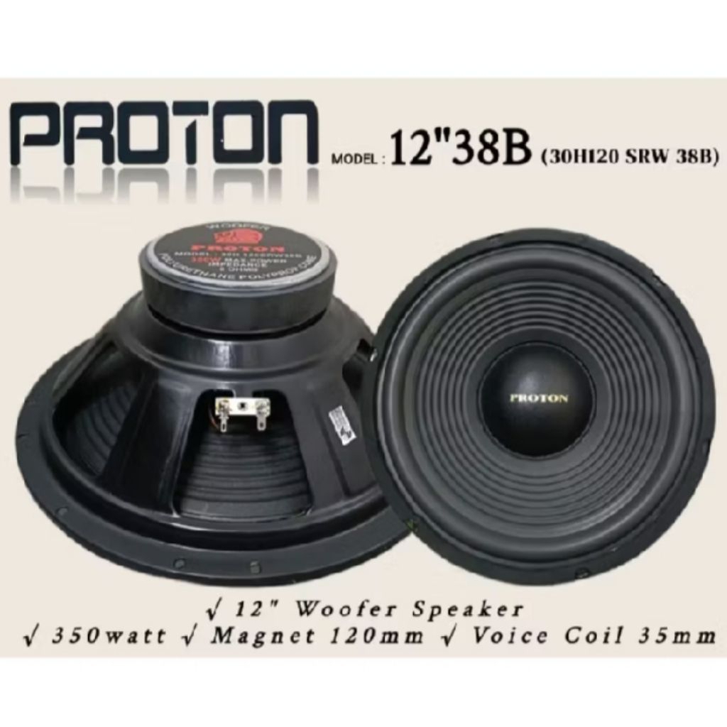 SPEAKER PROTON 12 INCH WOOFER 350 WATT