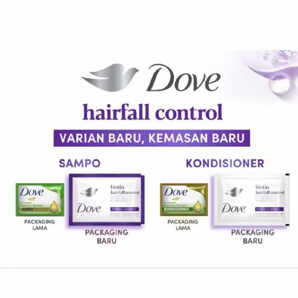 (RENTENGAN) Dove biotin hairfall control (CONDITIONER) isi 6 SACHET