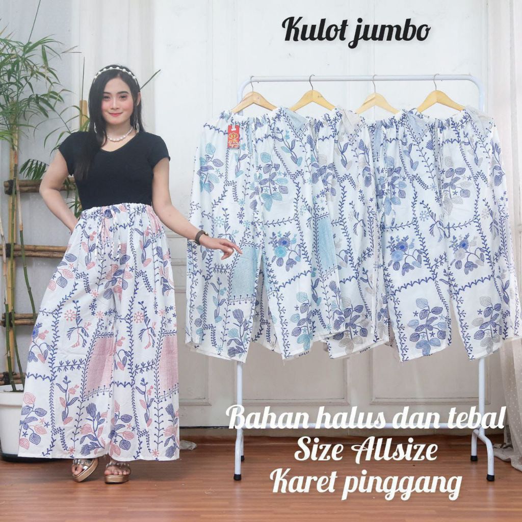 KULOT BATIK BATIK WANITA BAWAHAN KULOT JUMBO