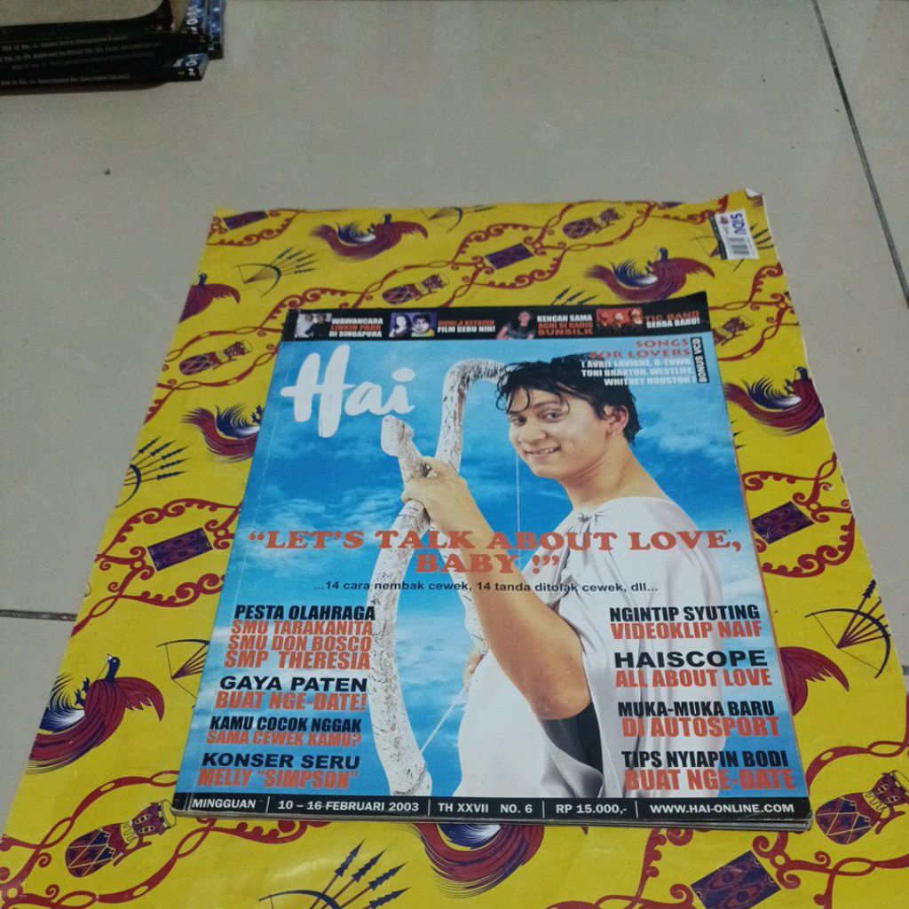 Majalah Hai 2003 - Let's Talk aboutove, Baby