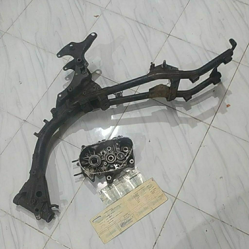 rangka alfa yamaha alfa lengkap plat DK sesuai dengan gambar