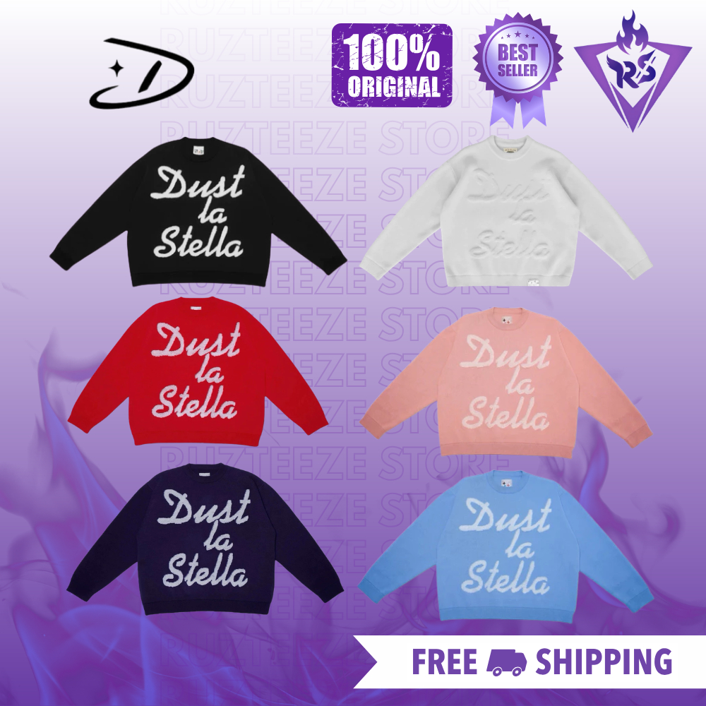 [ORIGINAL 100%] Knit DUST LA STELLA (DLS) Limited Edition || DLS Knit Original | Hoodie DLS | Dust l
