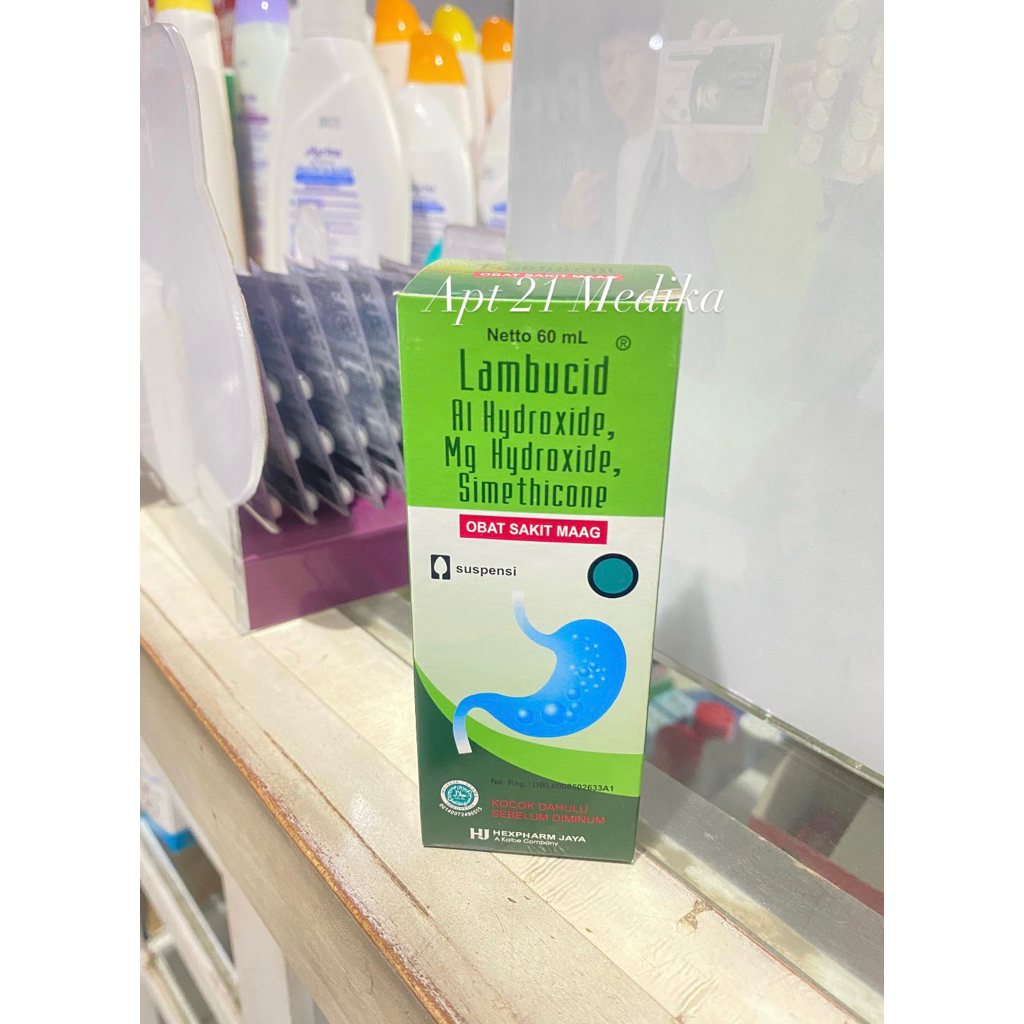 LAMBUCID SIRUP 60 ML - Obat maag