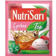 [SDW] pekanbaru/1 Renceng Nutrisari Lychee Tea - Minuman Bubuk Instan - Instant Powder Drink