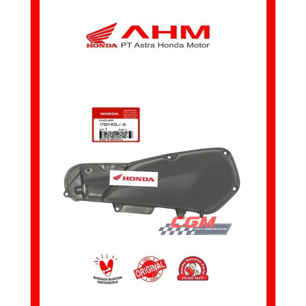 17231 KZL A00 Tutup filter cover saringan udara honda spacy karburator asli honda