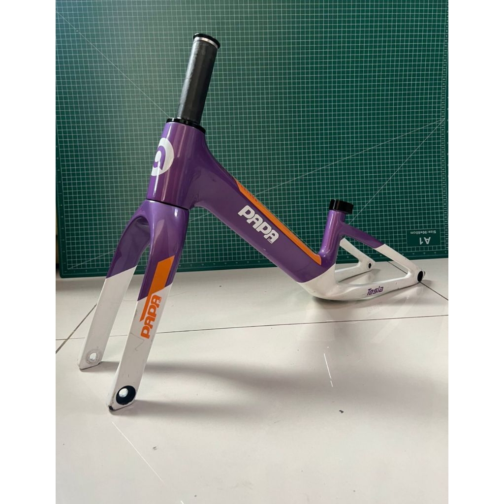 frame papa bike carbon tipe tesla