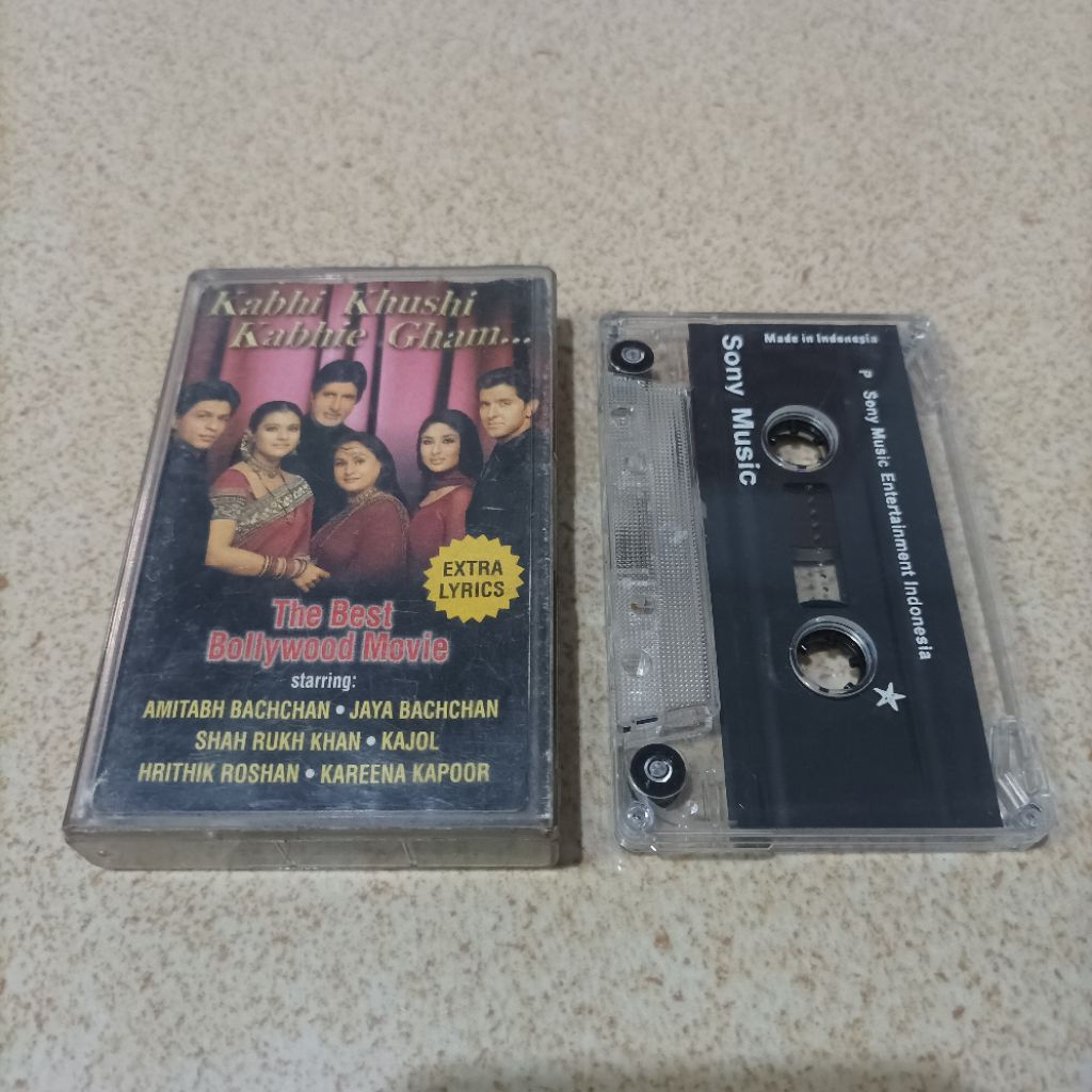 Original Kaset Pita Tape Musik Ost Film India Kabhi Khushi Kabhie Gam Movie