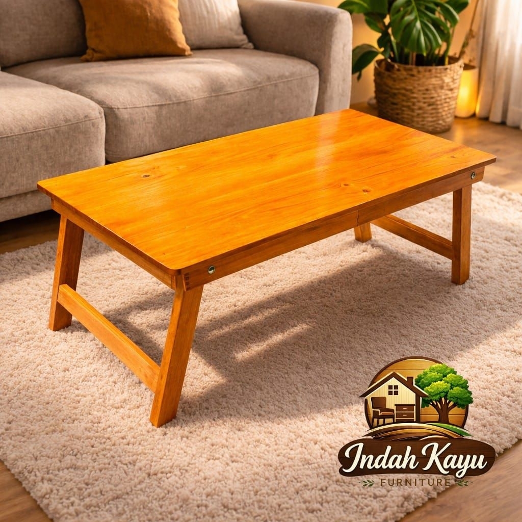 Meja Lipat Serbaguna 100x50x40 cm | Meja Belajar Meja Kerja Meja Lesehan