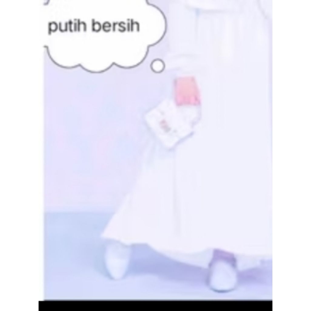 gamis putih anak perempuan sudah set hijab gamis sekolah gamis REVA