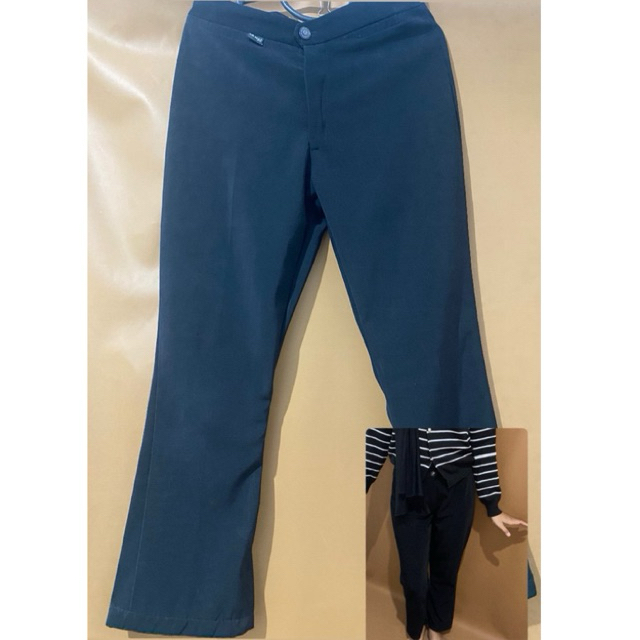 Preloved Celana Hitam Kain Wanita