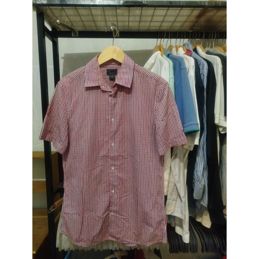 Kemeja Pria Katun Motif Kotak