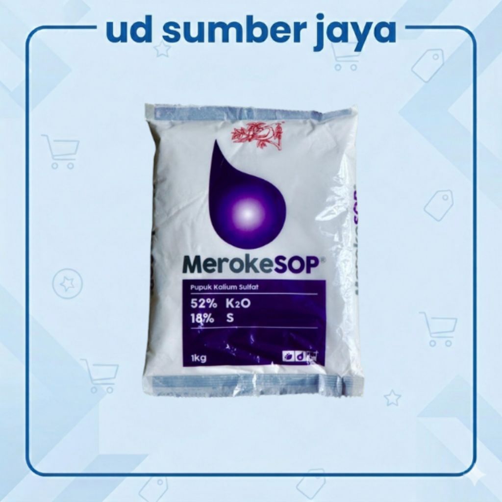 Pupuk Meroke SOP 1 Kg Mutiara ZK Kalium Sulfat
