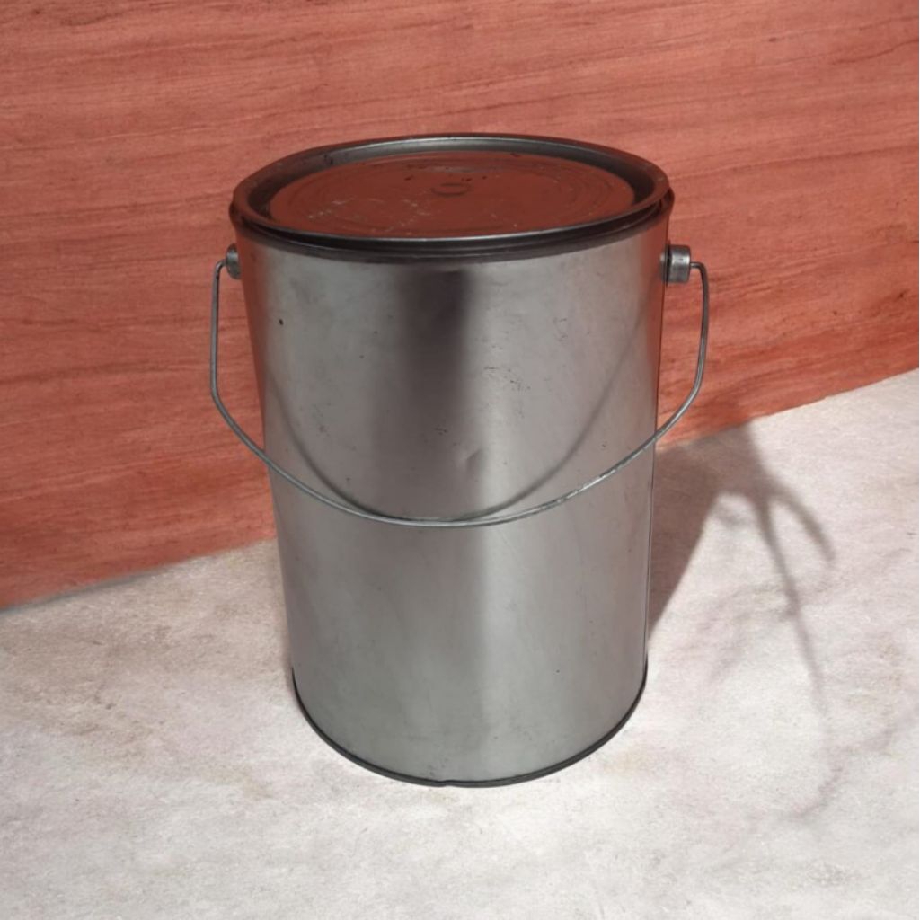 KALENG SECOND/BEKAS KOSONG (SILVER) 5 Liter /KALENG CAT/KALENG POLOS