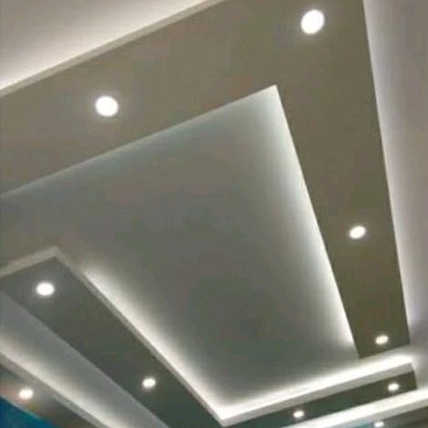 plafon gypsum terpasang