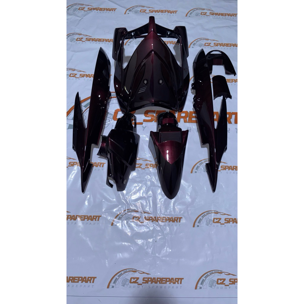 Cover full body halus motor Vario 110 karbu warna custom