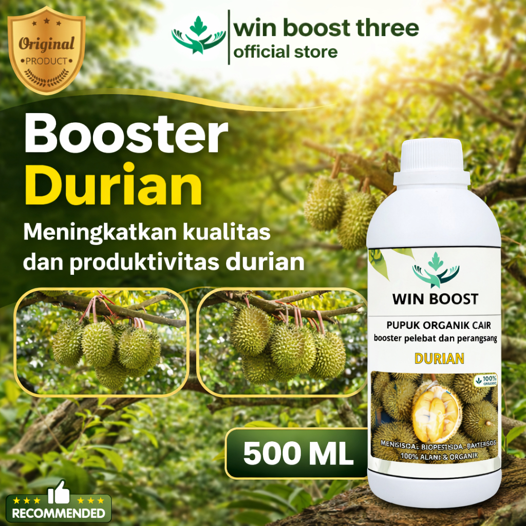 Pupuk organik Durian booster pelebat perangsang buah 500 ML