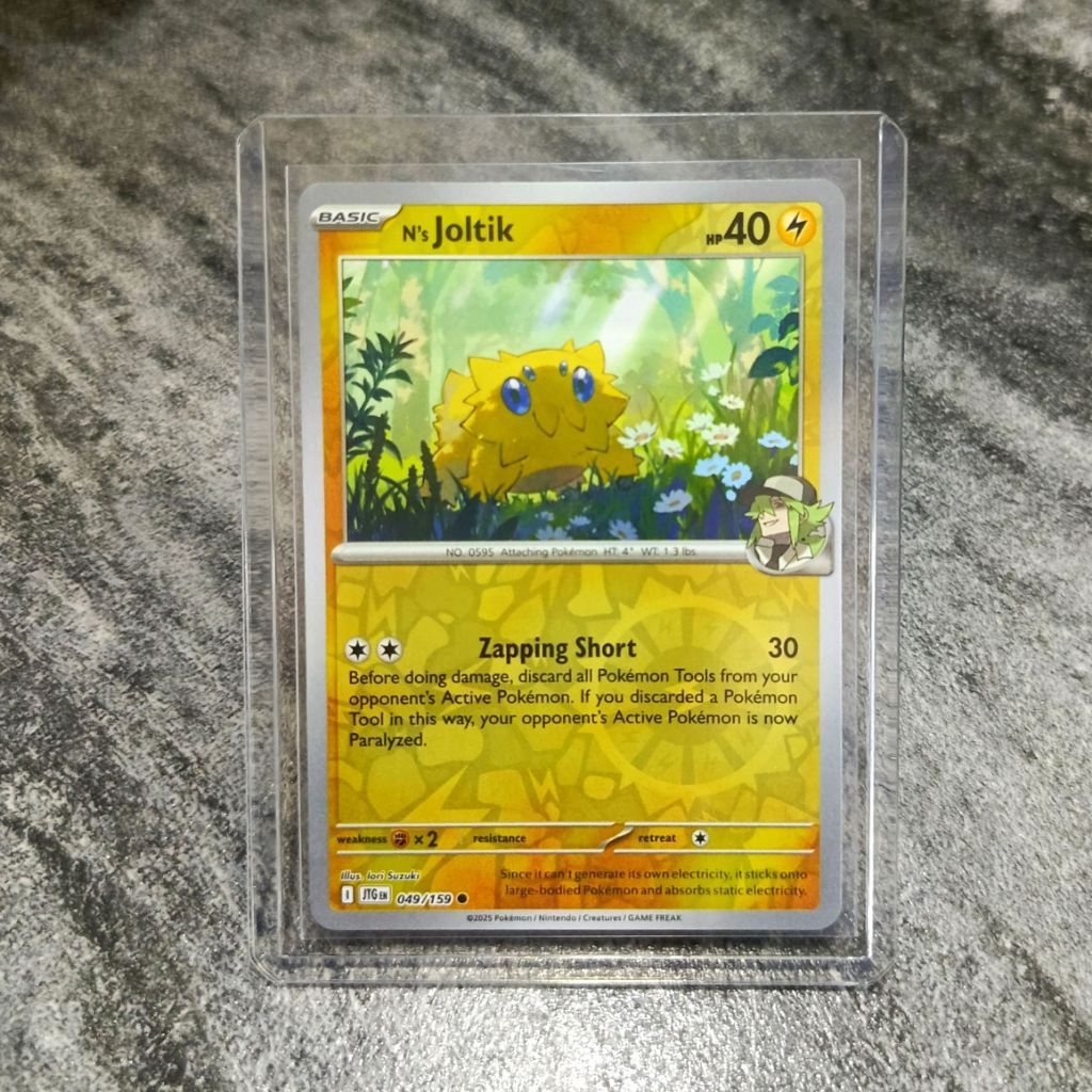 joltik holo reverse | kartu pokemon original english | kartu pokemon asli | sedia juga pokemon AR / 