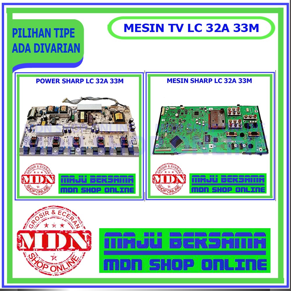 Power Supply Mb Mainboard Tv Sharp LC-32A33M LC32A33M LC 32A 33M NORMAL
