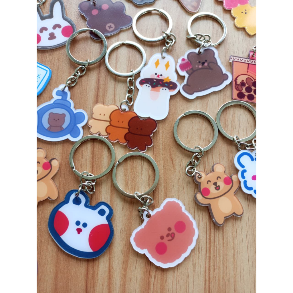 Gantungan Kunci Akrilik / Ganci Akrilik lucu