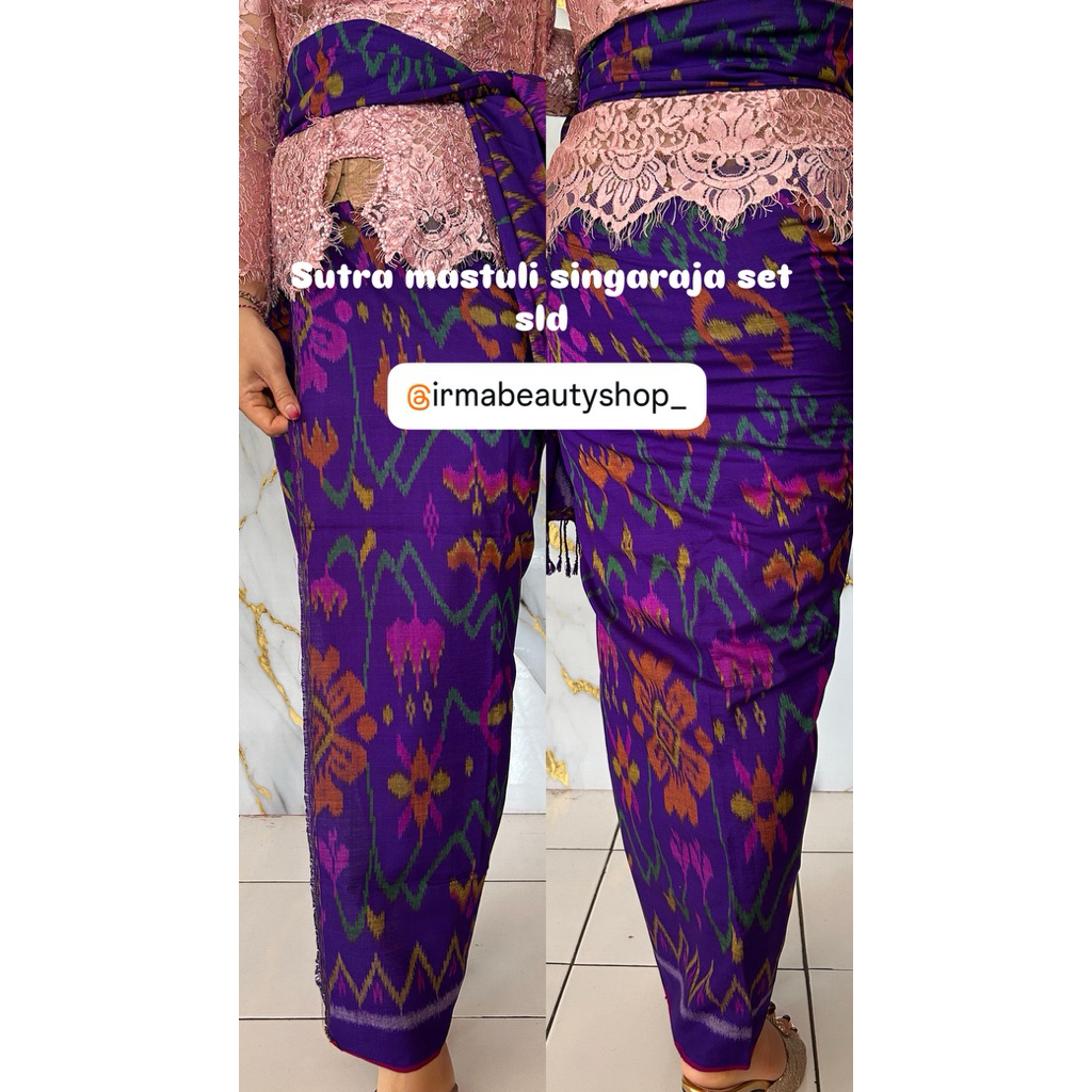 Ready sutra Mastuli singaraja set selendang