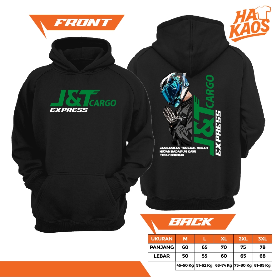 Sweater Hoodie Distro JNT Express Cargo Ekspedisi Tukang COD Premium Terbaru