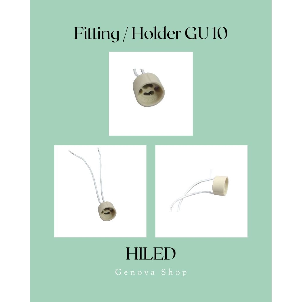 Fitting GU10 // Konektor Lampu Spot GU10