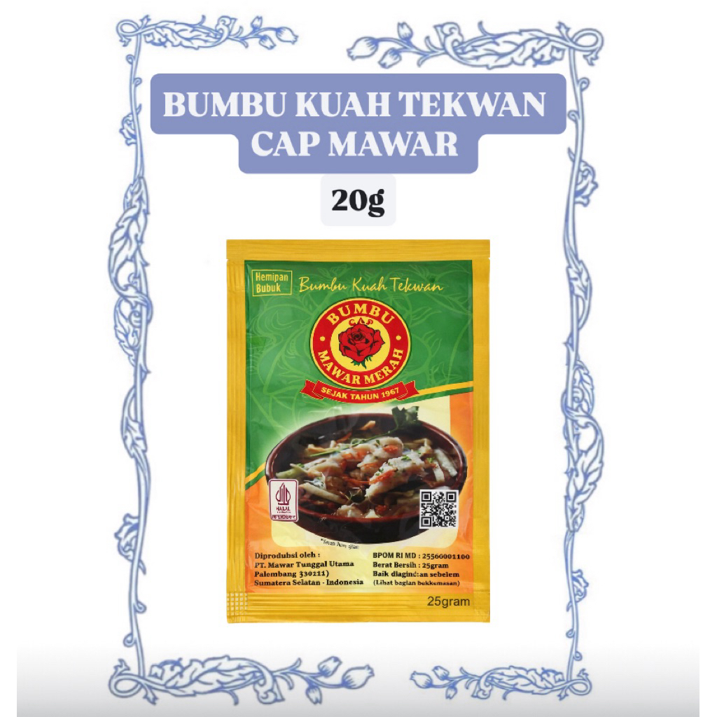 BUMBU KUAH TEKWAN CAP MAWAR ISI 20 GRAM