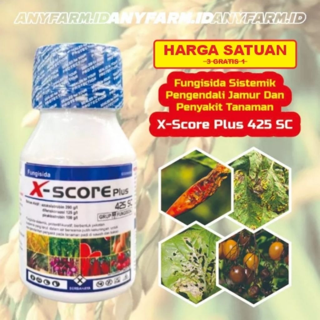 Fungisida X-SCORE 425 SC 250 ML - Efektif, Aman, Praktis