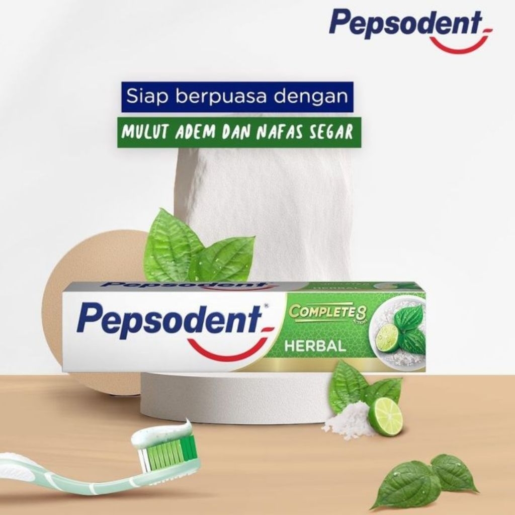 Pepsodent Herbal Complete8 65gr