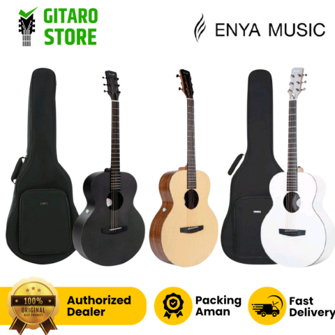 Gitar Akustik Elektrik Enya X0 EM SP1 EQ W/ Bag + Effect Original