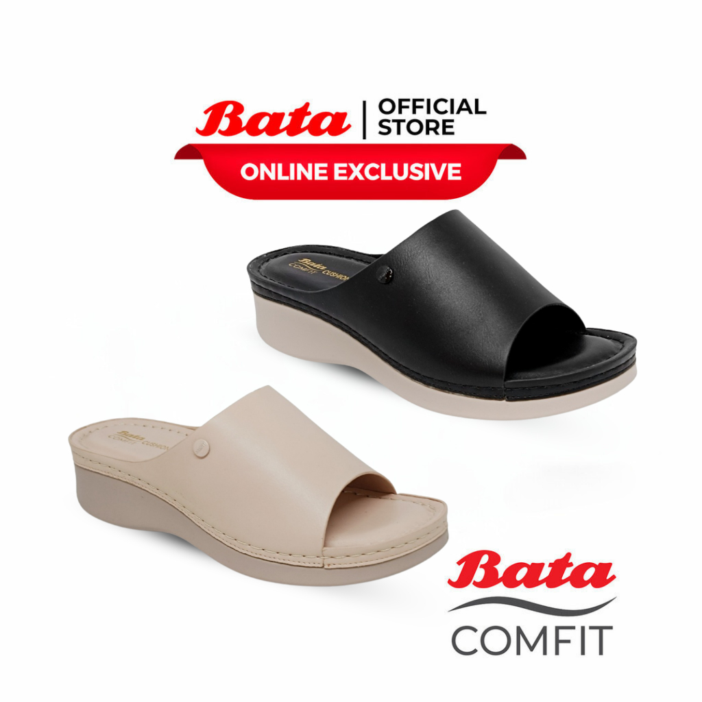 BATA COMFIT - CLARIE "Comfit Cushion" Sandal Wedges Wanita