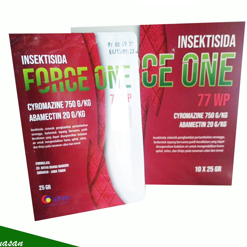 Insektisida Force One 77WP 25 gram | Insektisida Force one 25gram | Insektisida sejenis Trigard, Alg